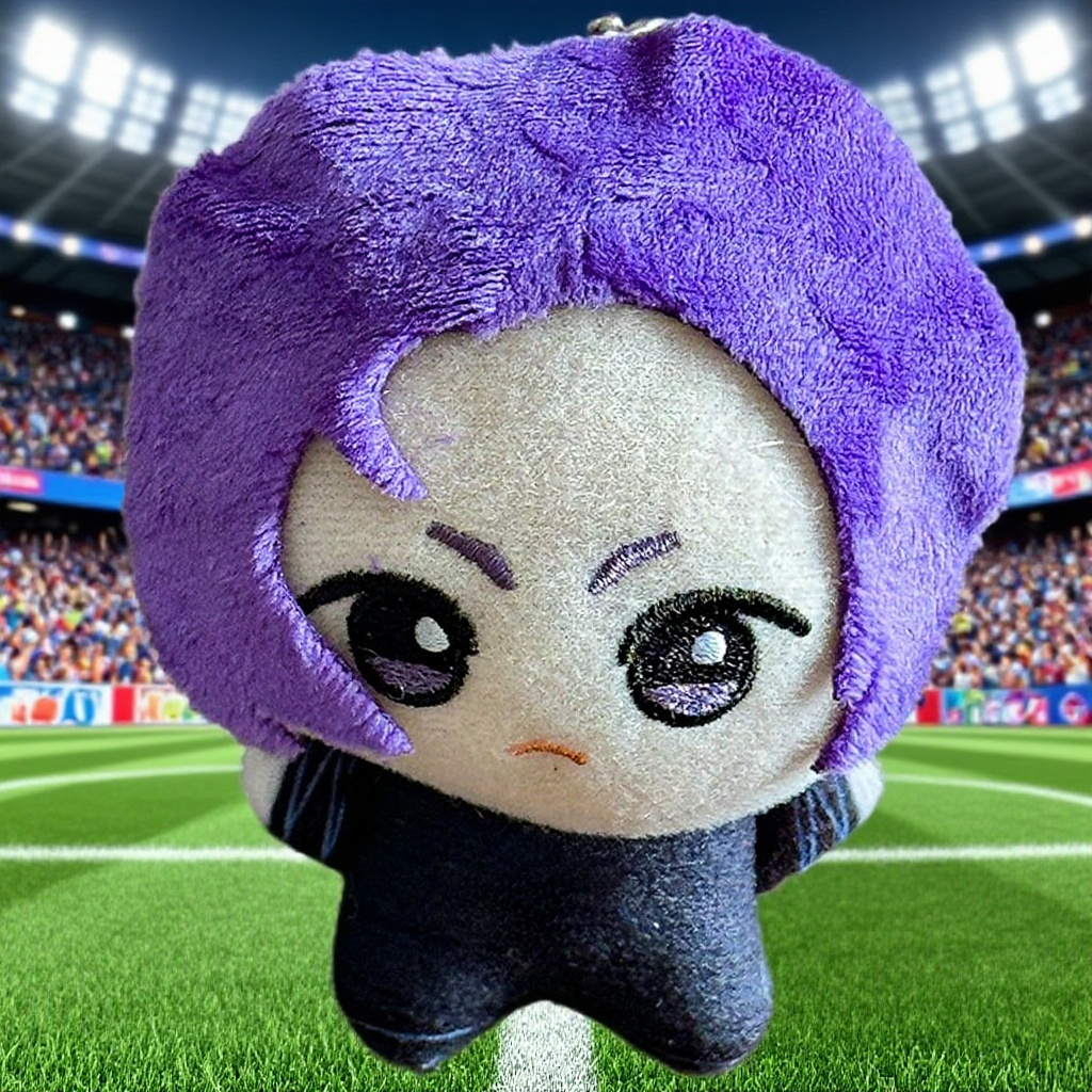 دمية قطيفة لعشاق كرة القدم