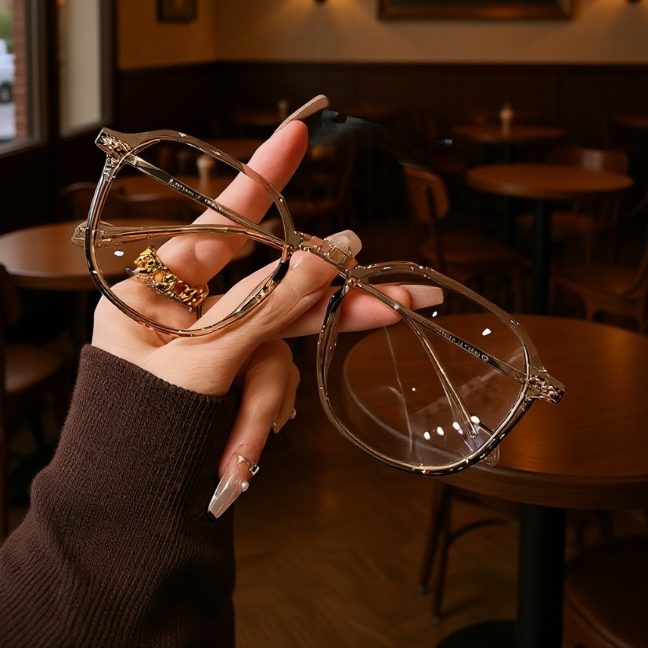 Großer Rahmen TR-Brille für maximalen Komfort