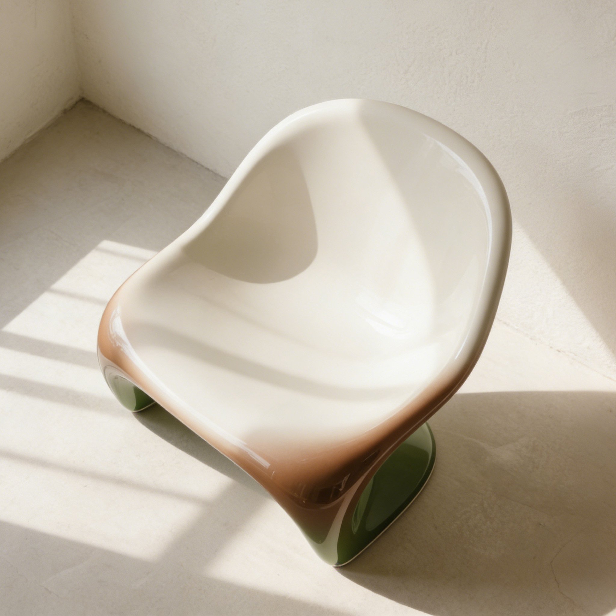 レジン グラデーション カジュアルチェア