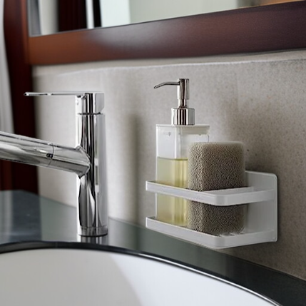 Toilet Paper Organizer Box with Wall Mount Design