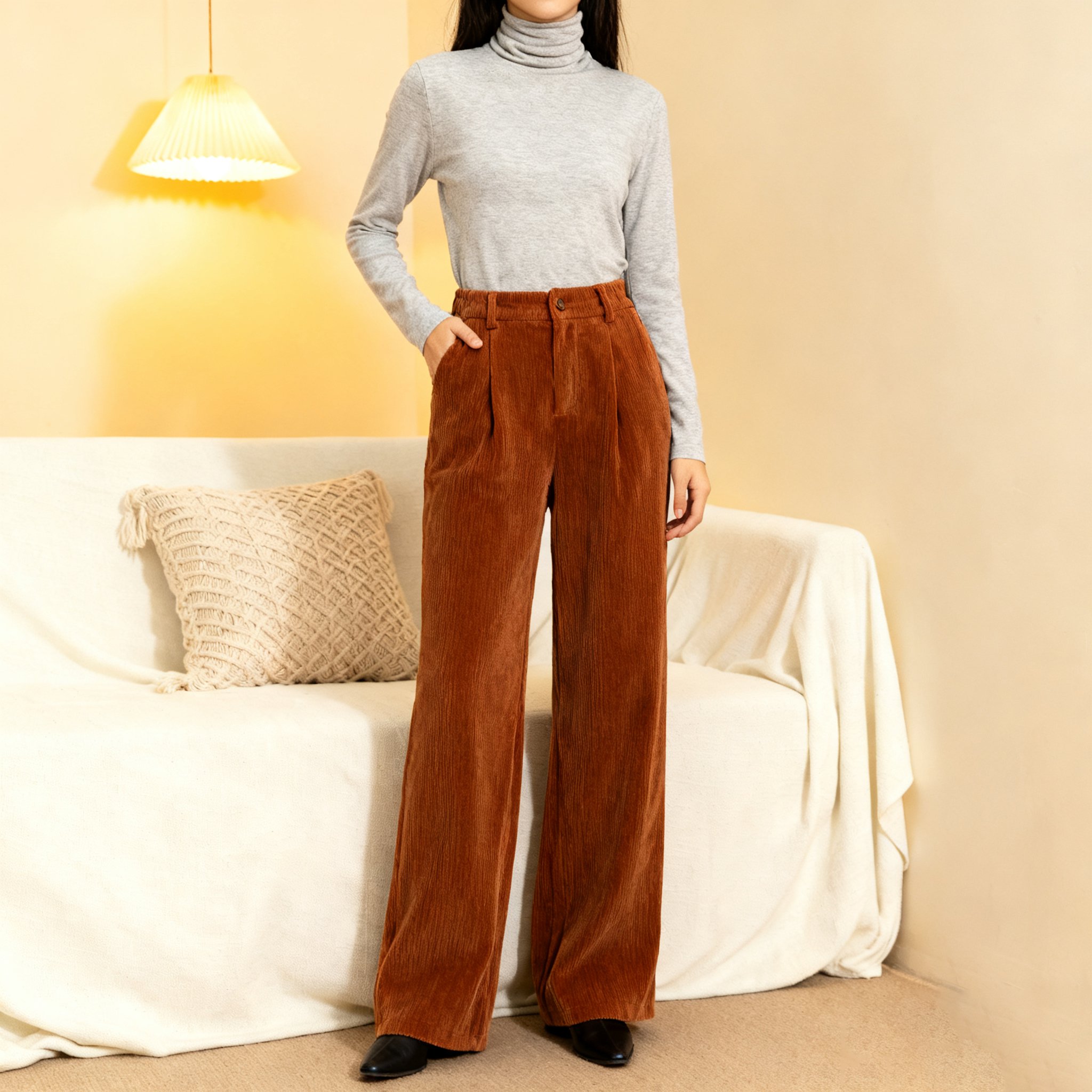 ゆったりシルエットパンツ