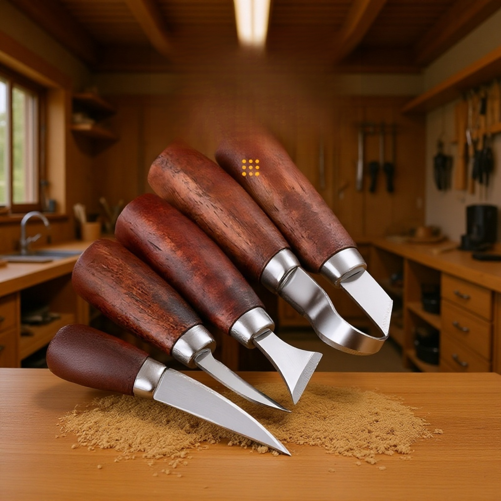 Herramientas de talla ergonómicas y seguras