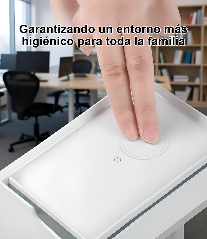 Jabonera con sistema de escurrido para baño