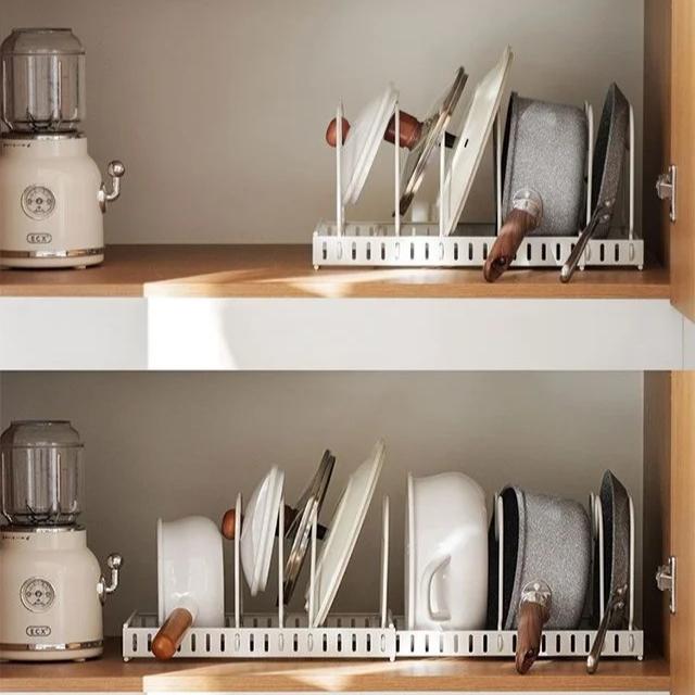 可伸縮多層摺疊置物架