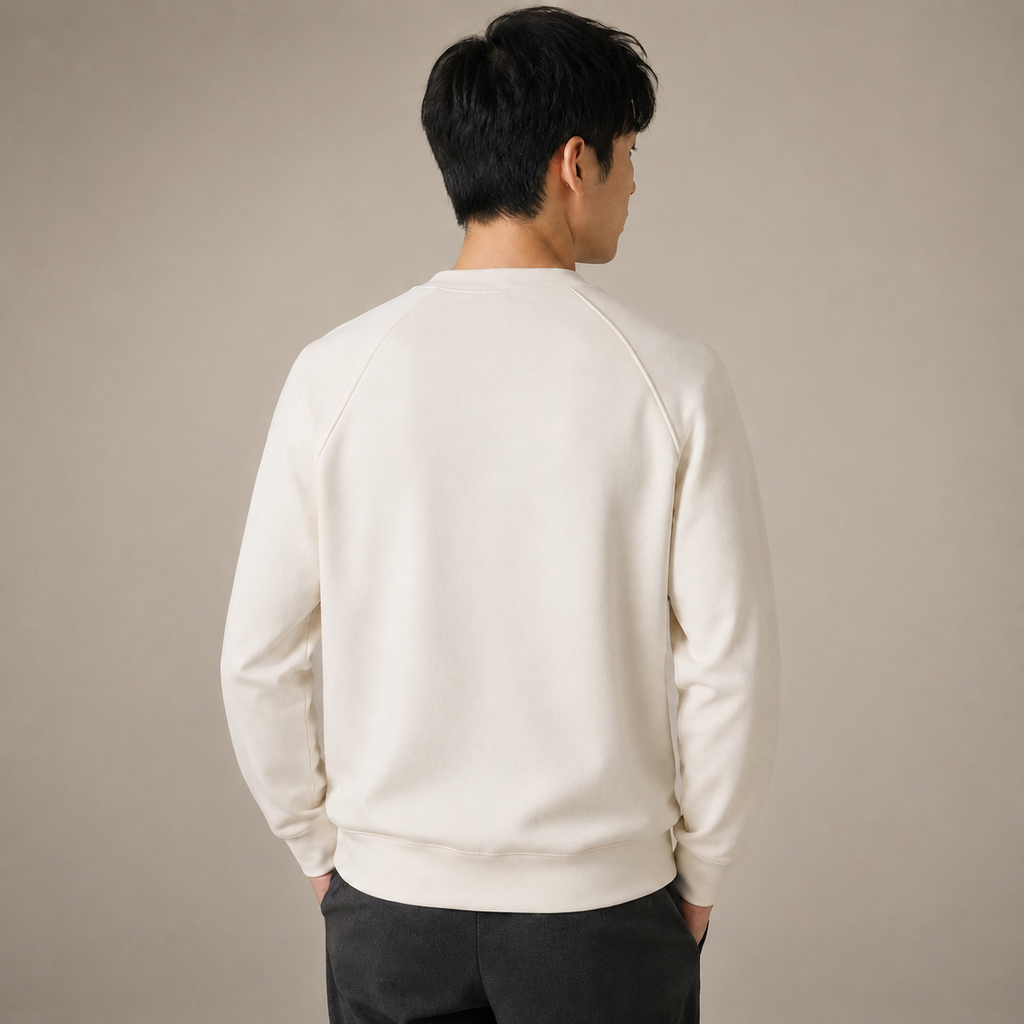 심플 캐주얼 모달 면 긴팔 티셔츠 남성 이너웨어