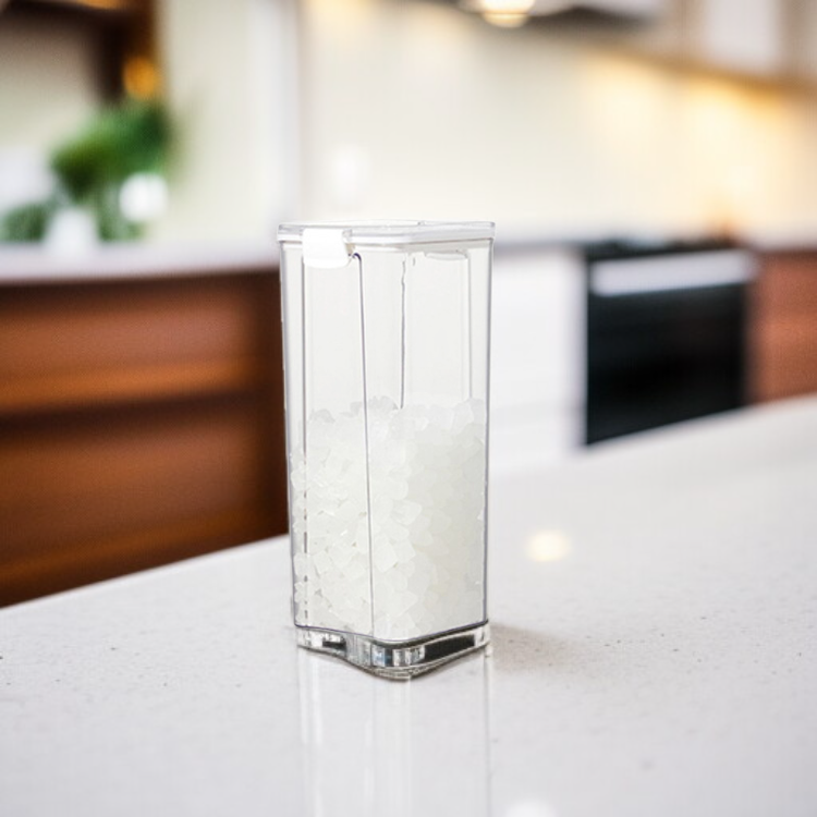 다용도 주방 밀폐 보관함 플라스틱 사각 곡물 향신료 저장통