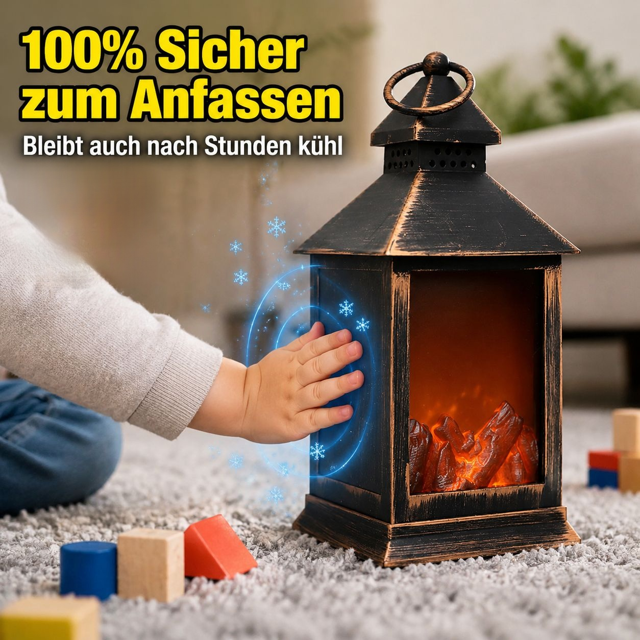 Kamin-Stimmungslicht Camping Wohnkultur Geburtstags- und Geschäftsgeschenk