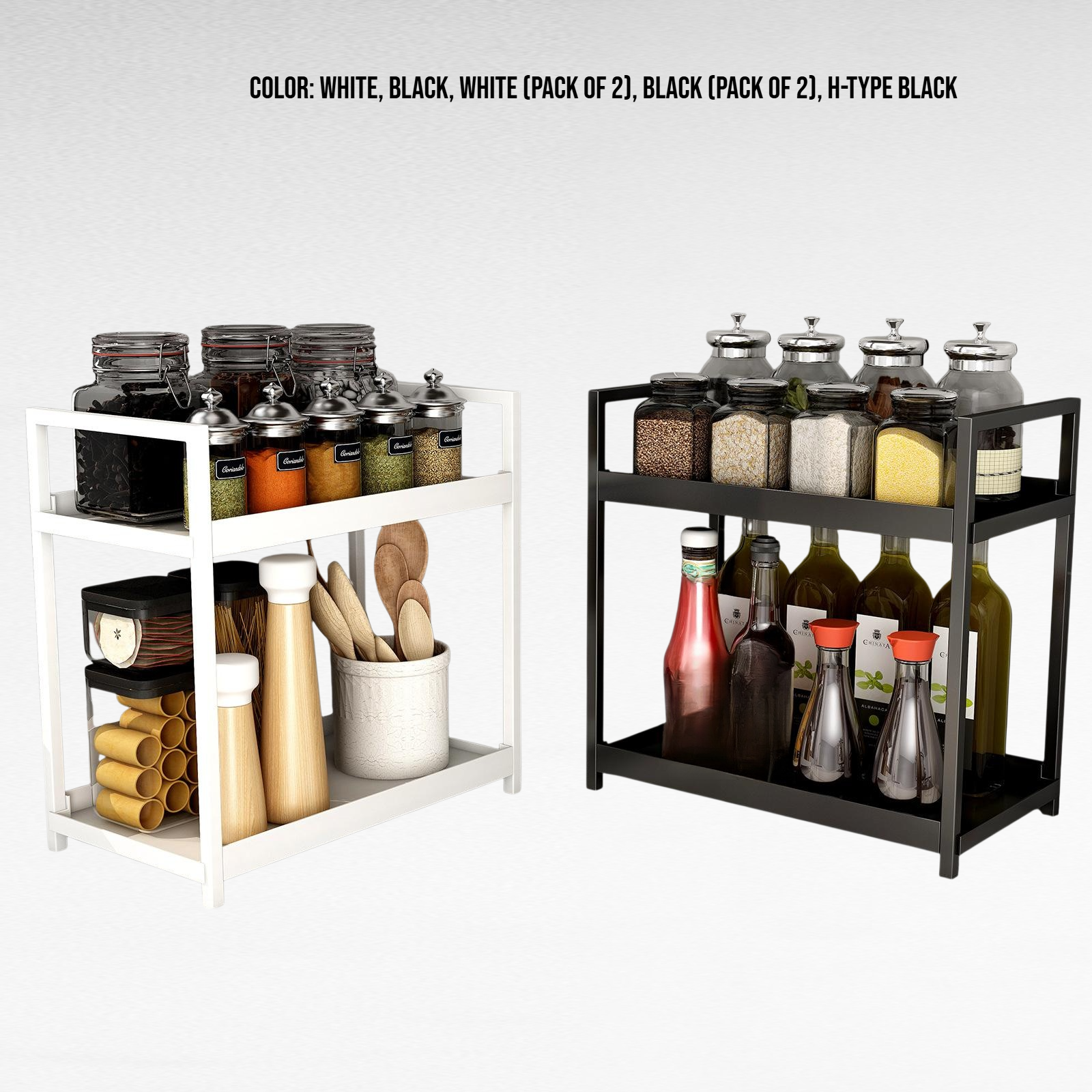  Multifunctional Kitchen & Bathroom Storage Rack
