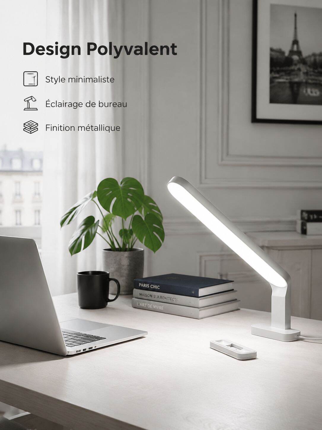 Lampe de chevet/lampe de table LED respectueuse des yeux