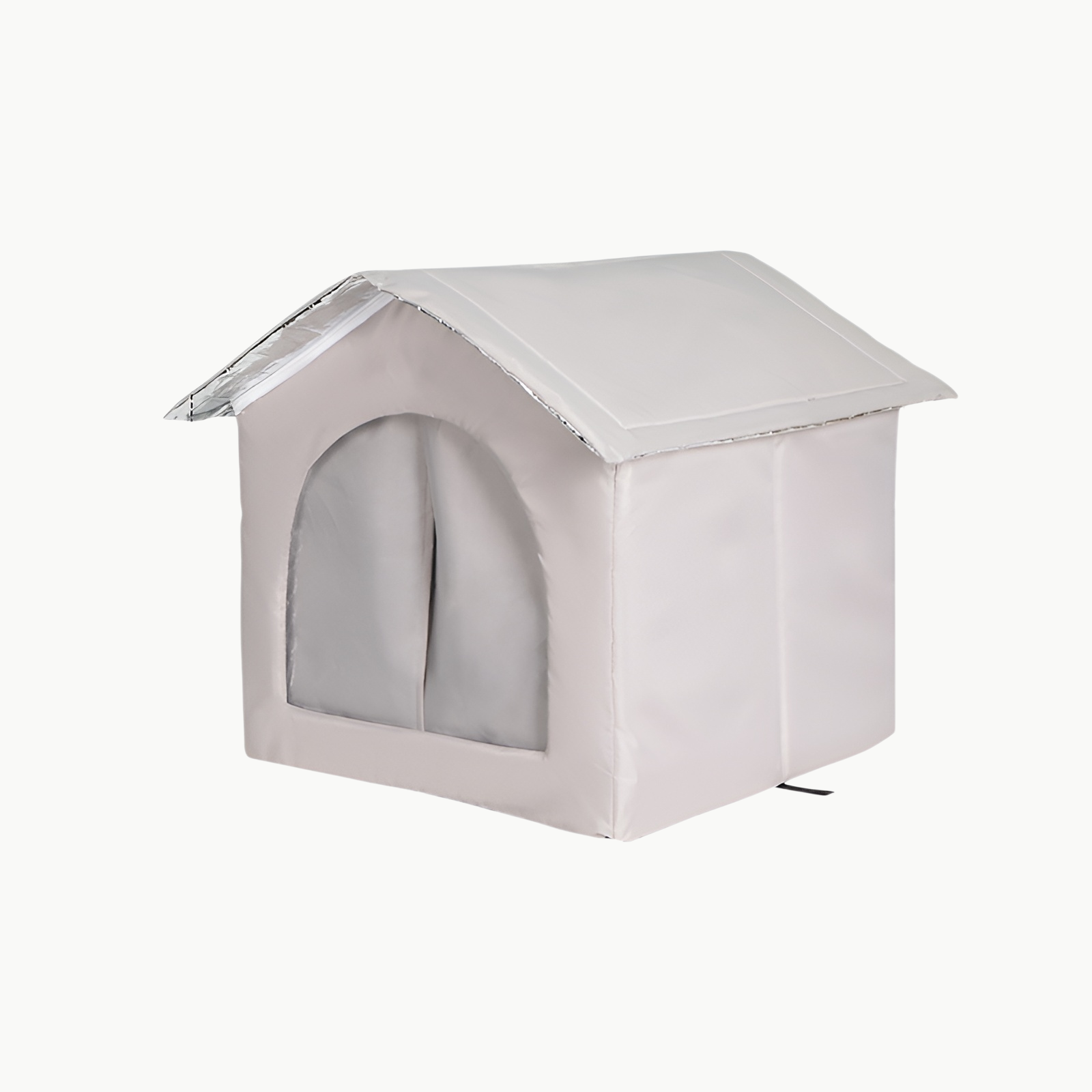 Outdoor rainproof Oxford cloth enclosed pet bed for stray cats, aluminum foil insulated, suitable fo