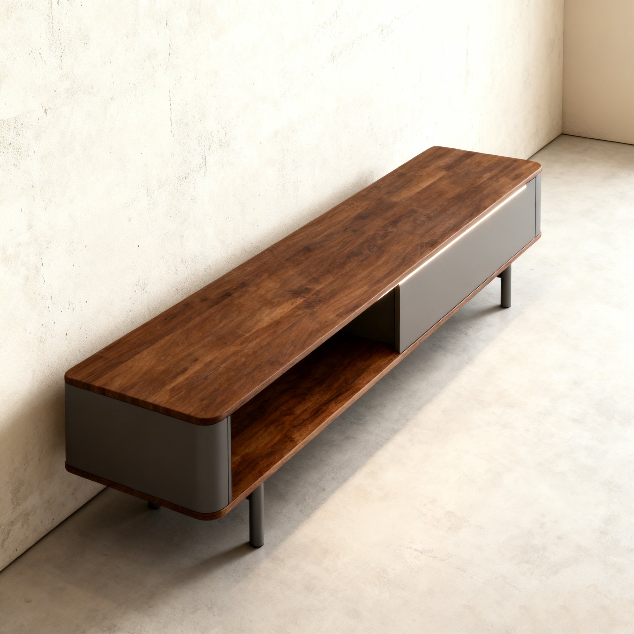 모던 디자인의 거실장 세부 이미지