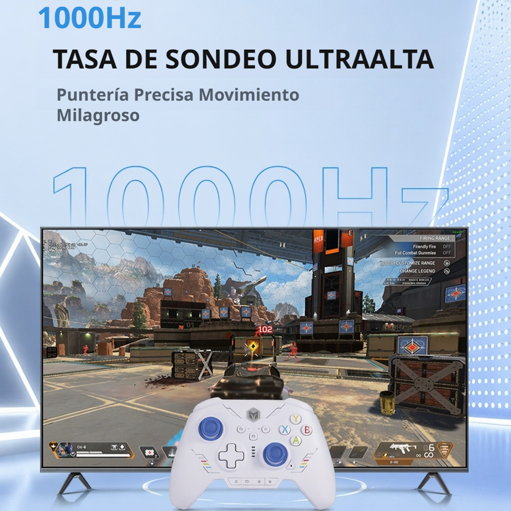 Mando inalámbrico con gatillo Hall para Switch/PC/Android/iOS