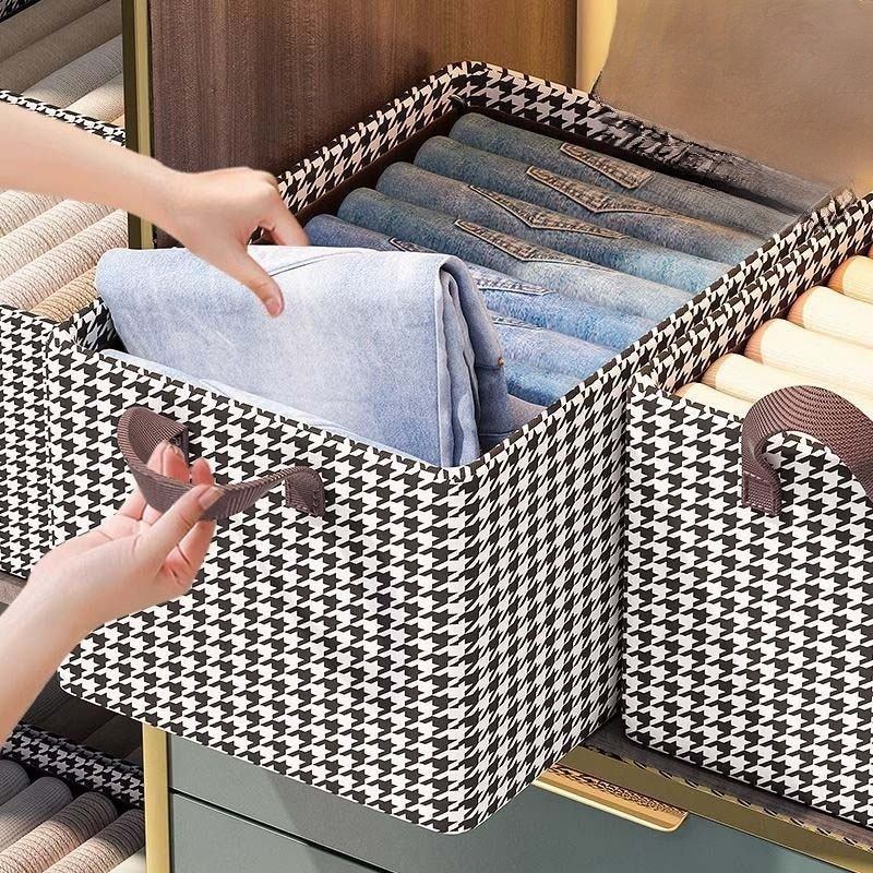 衣類整理用折りたたみ収納ボックス