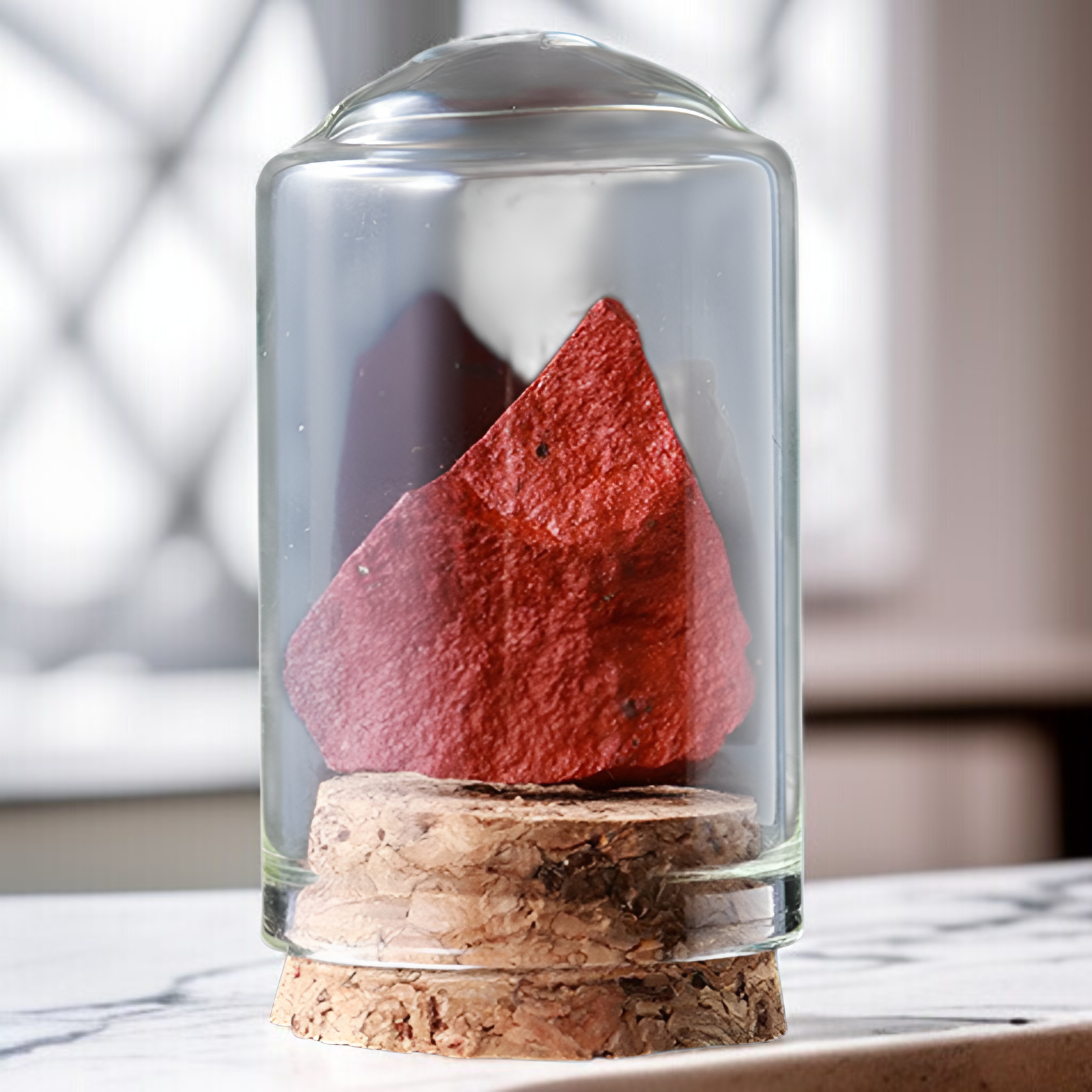 천연수정 원석 소원병 장식품