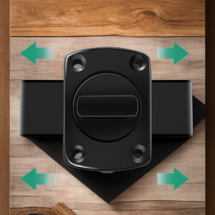 문에 설치된 도난 방지 회전 볼트