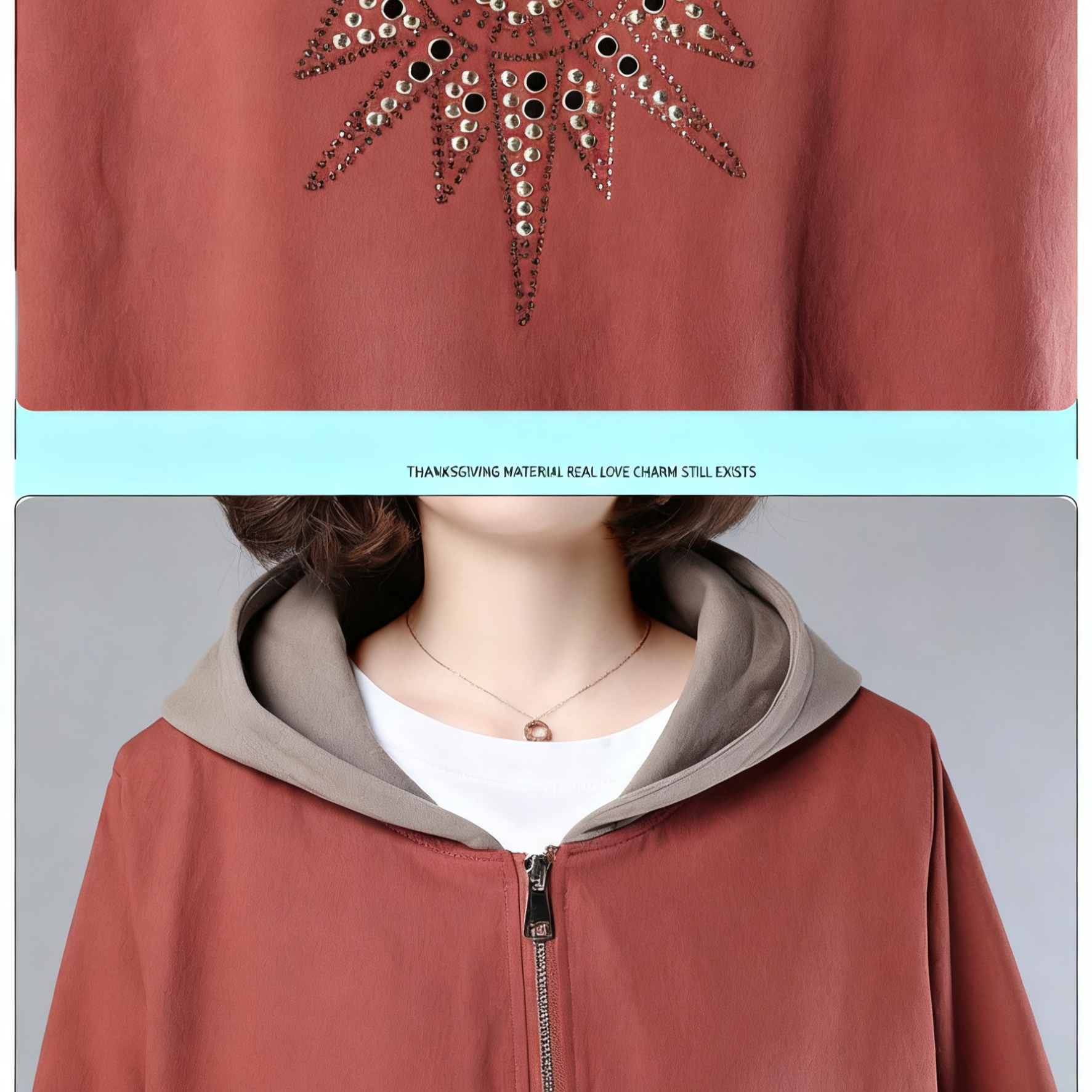 二重仕立てショート丈レディーストレンチコート