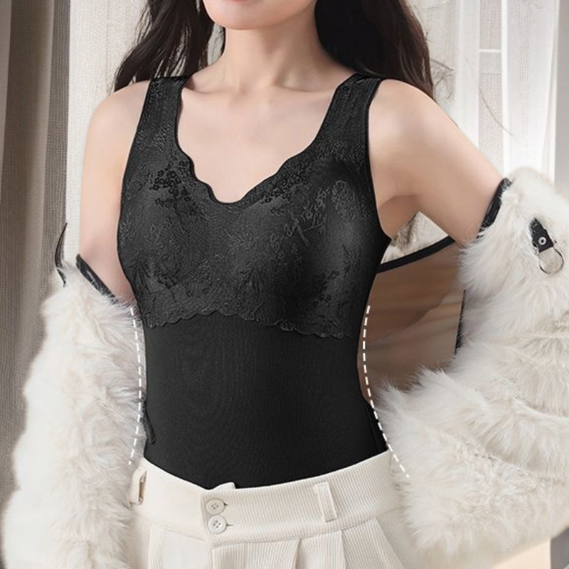 Ladies' invisible and seamless warm vest