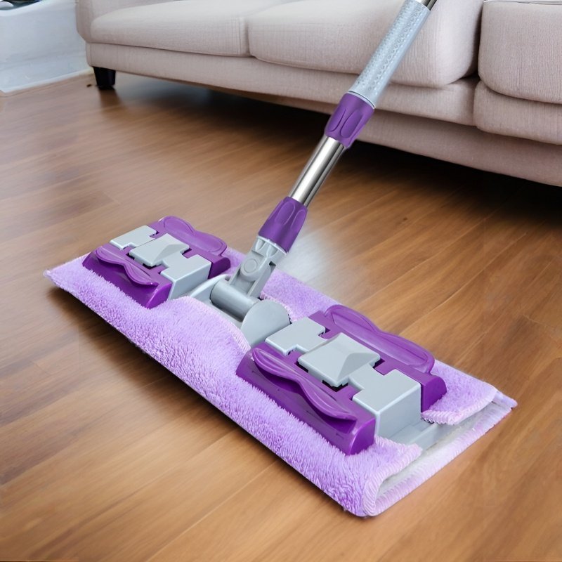 가정용 불량 플랫 밀대 10년 내구 건습 겸용 천 슬래브 밀대 깨끗한 나무 바닥 밀대