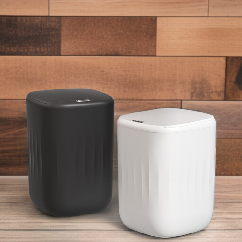 거실 휴지통 전자동 충전 감지 비접촉 휴지통 화장실 발차기 휴지통