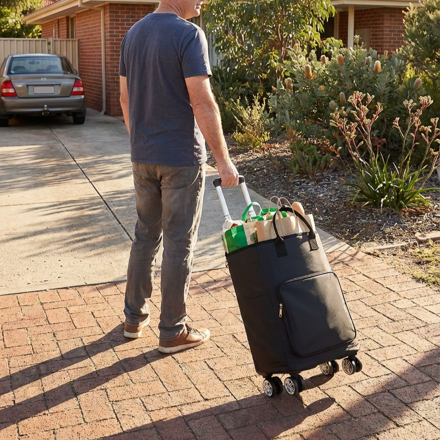Robuster Einkaufswagen für schwere Lasten