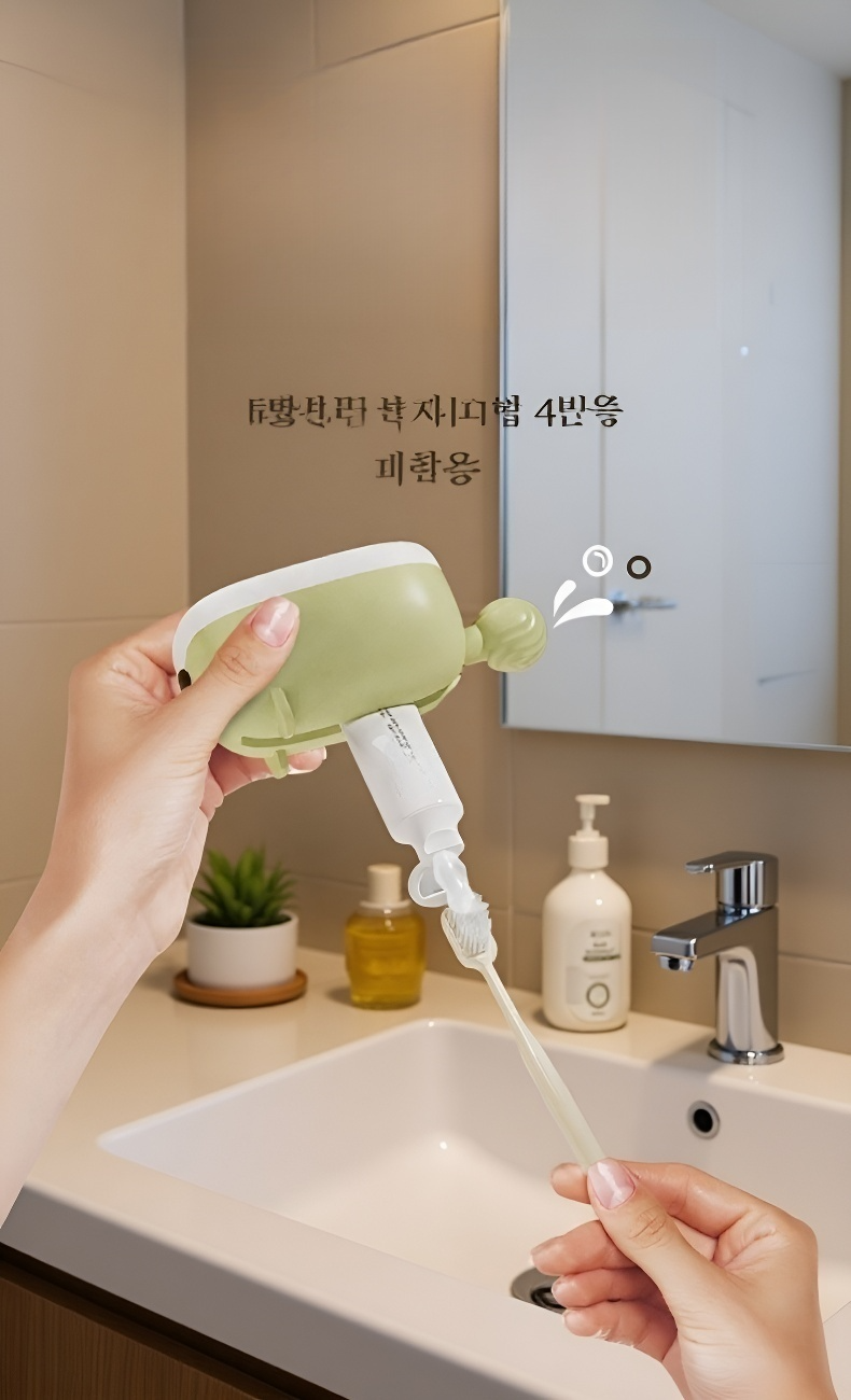 치약을 절약할 수 있는 수동 디스펜서