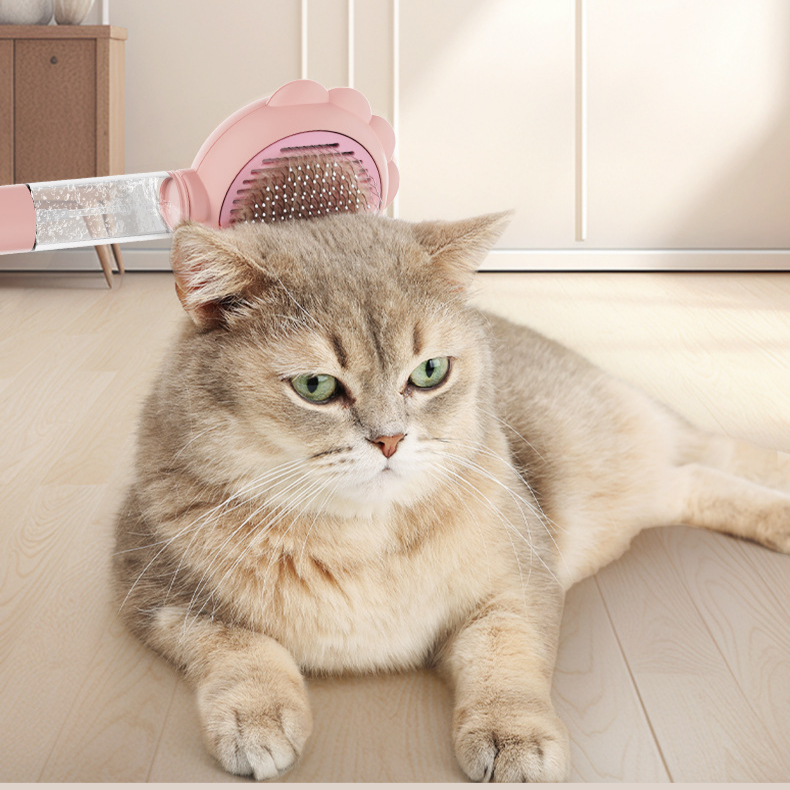 Sprühgerät für Fellpflege bei Katzen und Hunden