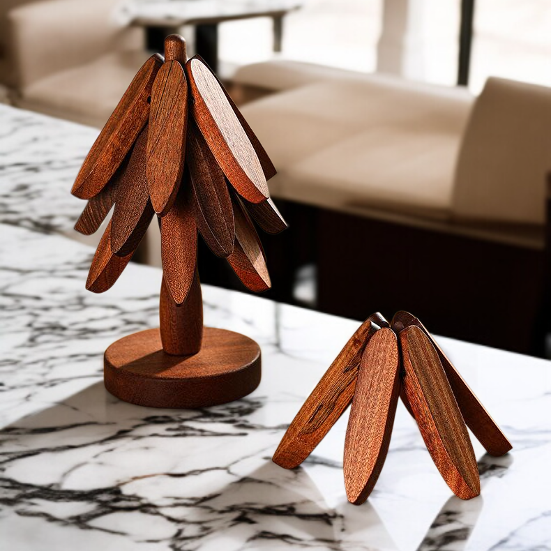 高品質天然木で作られた断熱パッド