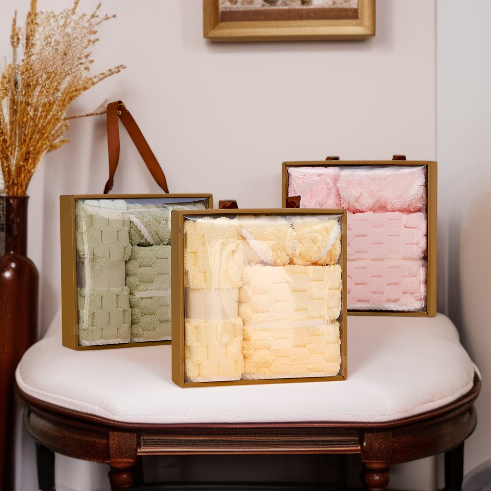 코랄 플리스 타월 선물 세트