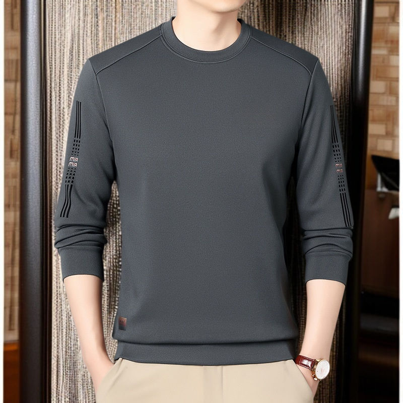 프린트 라운드 맨투맨 남성 캐주얼 레깅스 긴팔 티셔츠 남 캐주얼 라운드 맨투맨