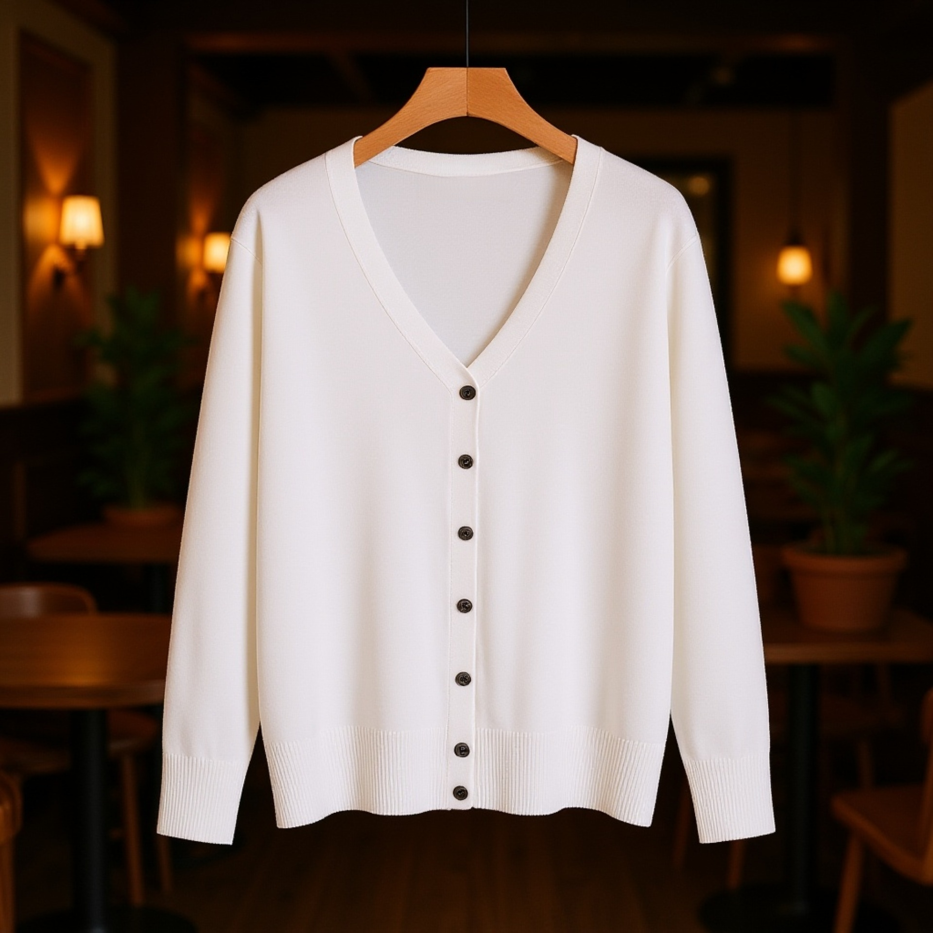 オフィスコーデにおすすめの長袖ニットウェア