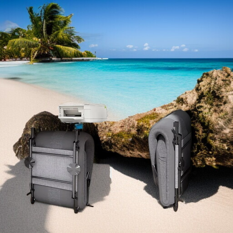 휴대용 접이식 리클라이너 다용도 점심 접이식 리클라이너 사무실 네발 조절 미국식 접이식 리클라이너