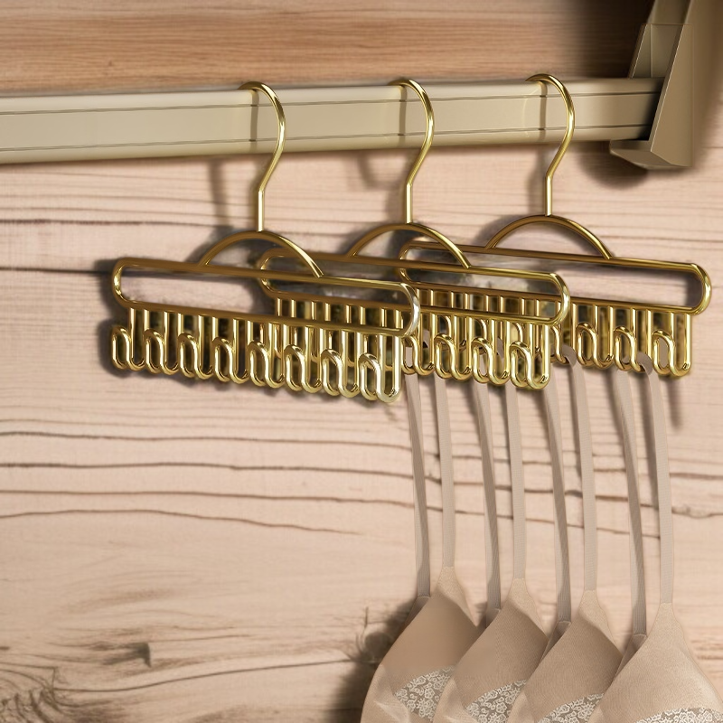 Metal Wave Hook Multifunctional Underwear Storage Hanger for Home Dormitory