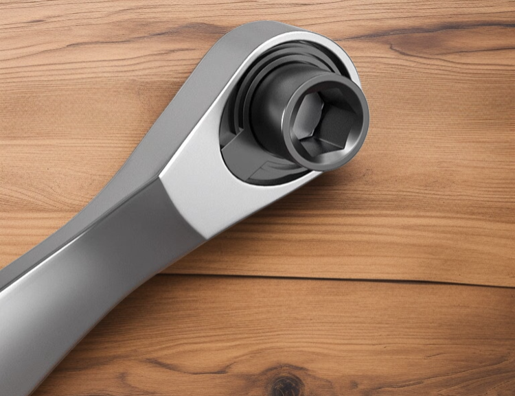 라쳇드라이버 손잡이 클로즈업