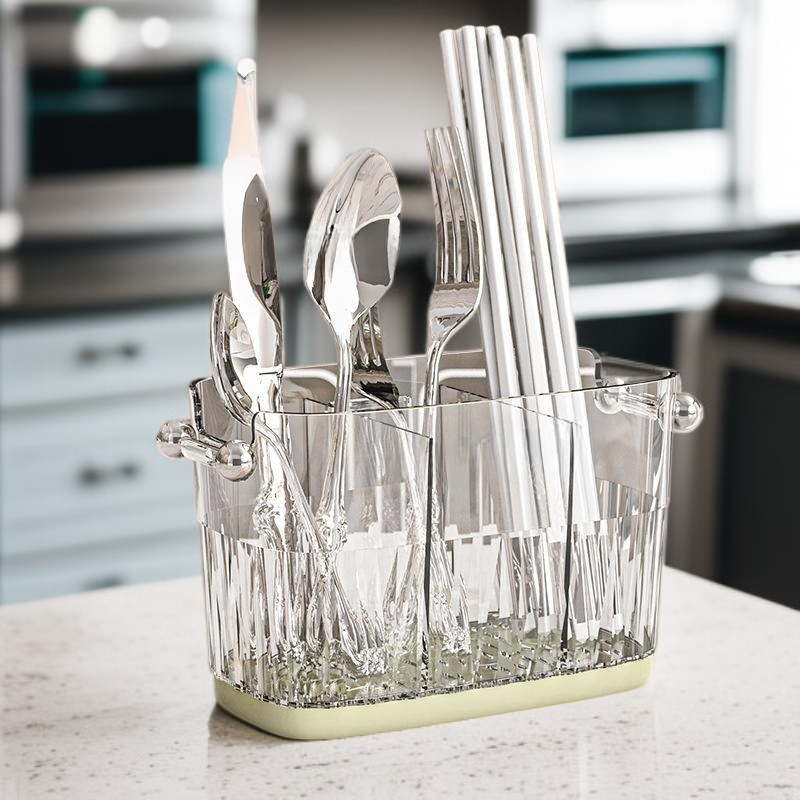 벽걸이형 고급 수저통 주방 신제품 물빠짐 수납통