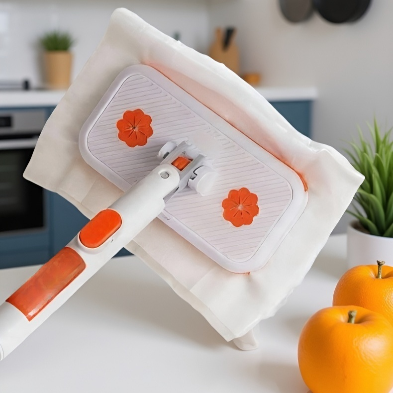 Mop z klipsem do ręczników do twarzy, który nie brudzi rąk