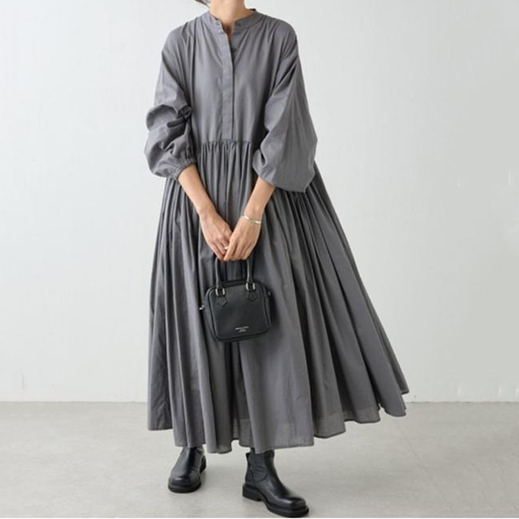 ゆったりギャザーワンピース