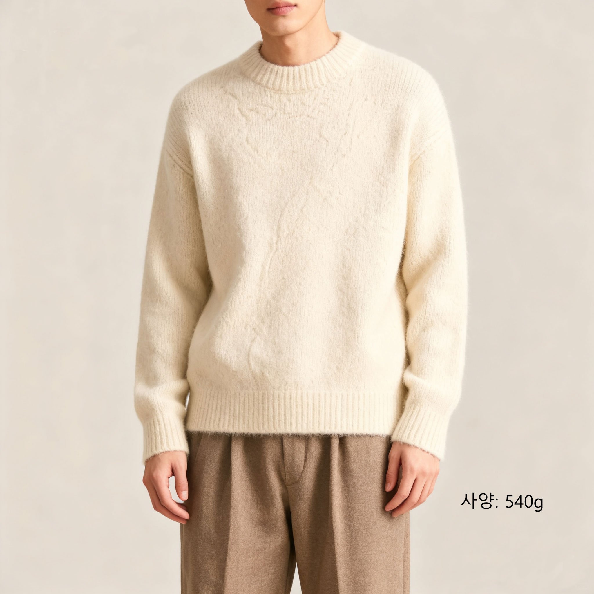 여성용 포근한 니트 스웨터