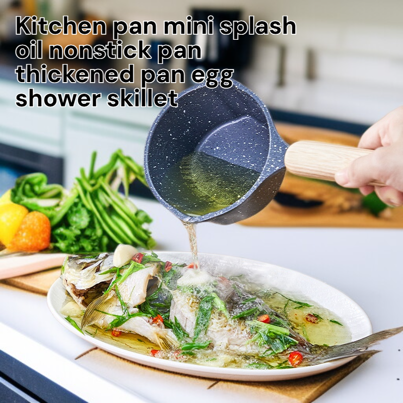  Mini Nonstick Oil Splash-Proof Kitchen Pan