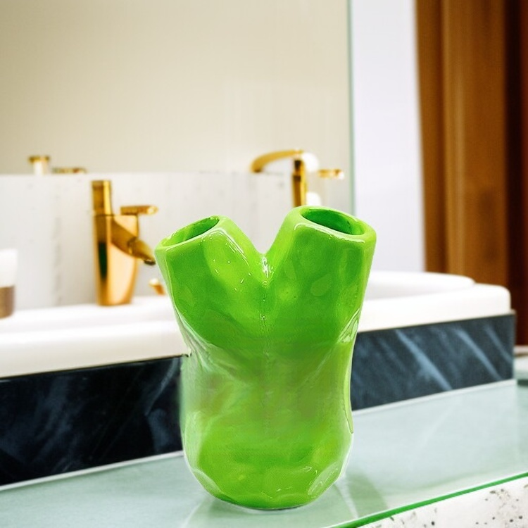 زينة مكتب من الراتنج بعيون كبيرة