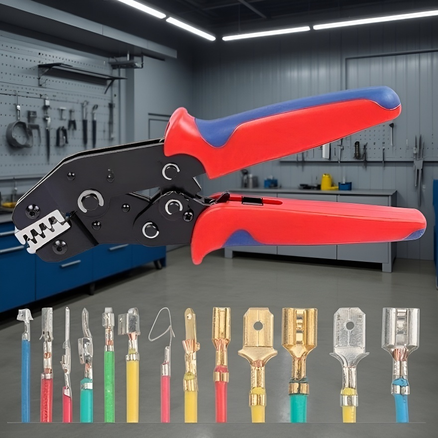 Zaciskarka do złączy i przewodów wiązek samochodowych