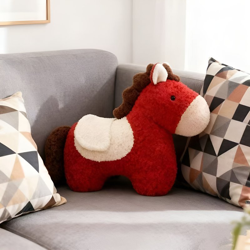 馬の干支装飾枕