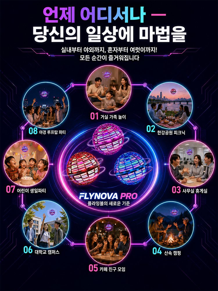 Flynova Pro 마법 회전 플라잉볼