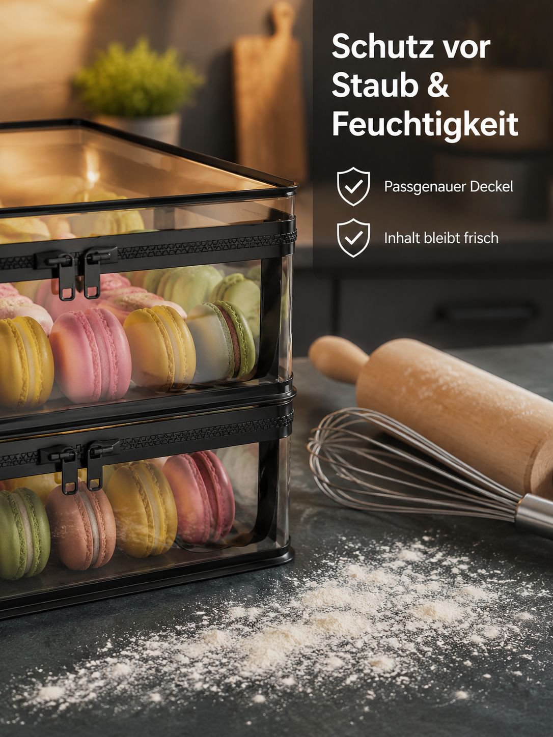 Transparente Aufbewahrungsbox für Spielzeug und Lebensmittel für den Haushalt