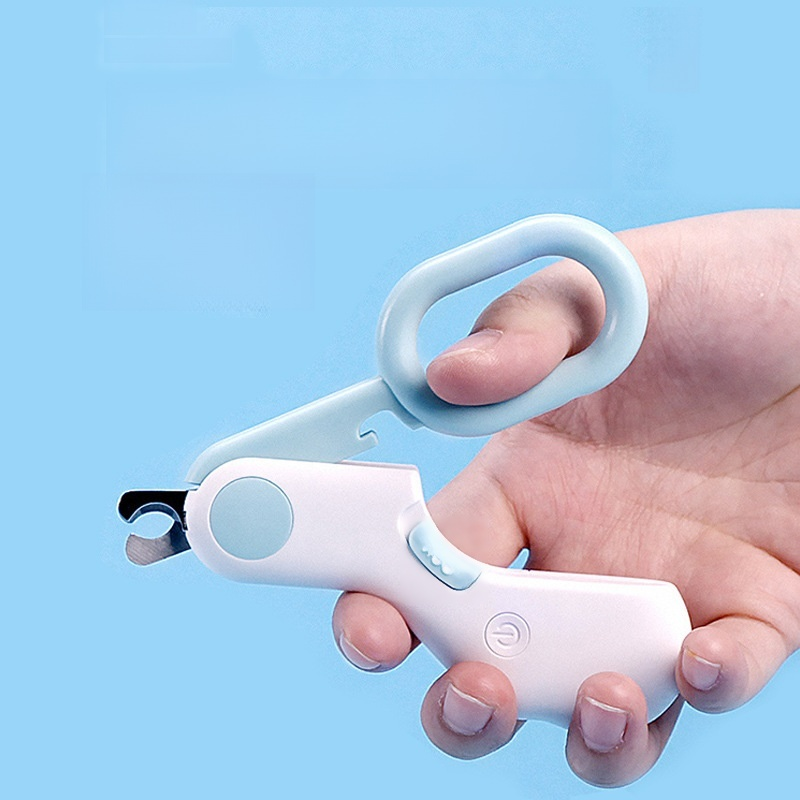 Cat nail clippers with light