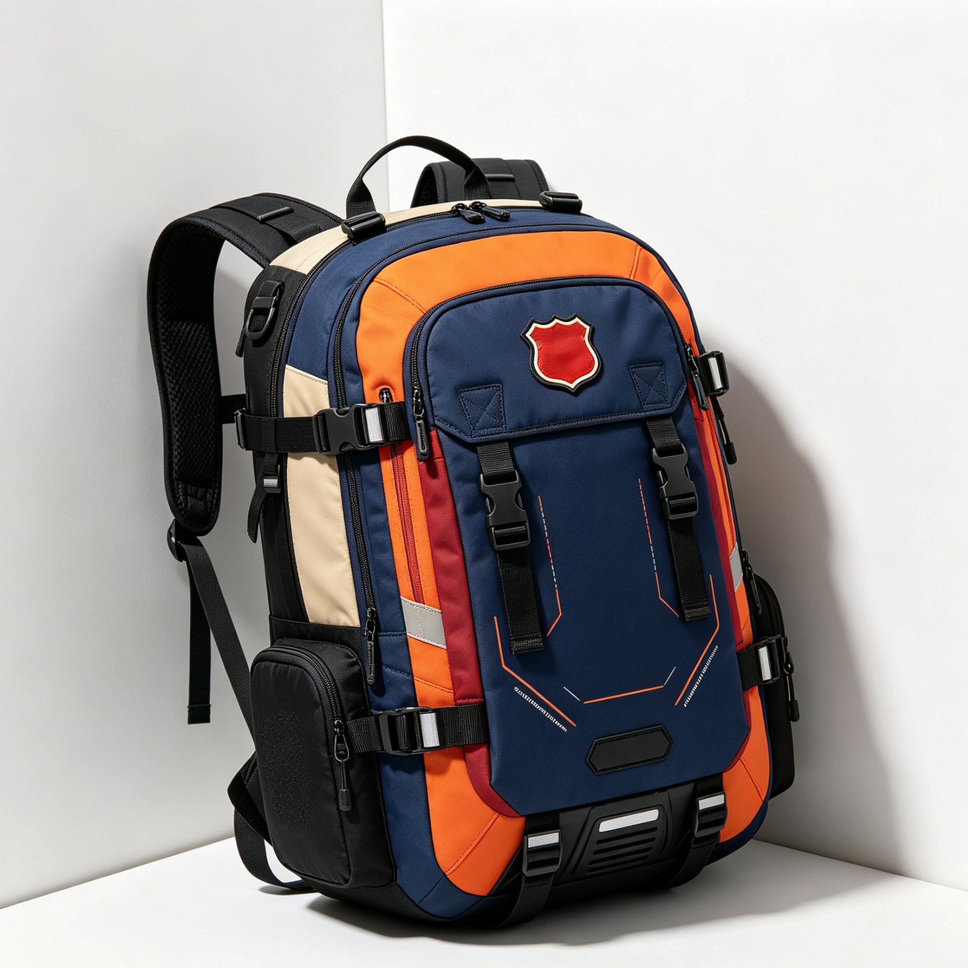 Durable zippers and reinforced straps on Domain Expansion Backpack