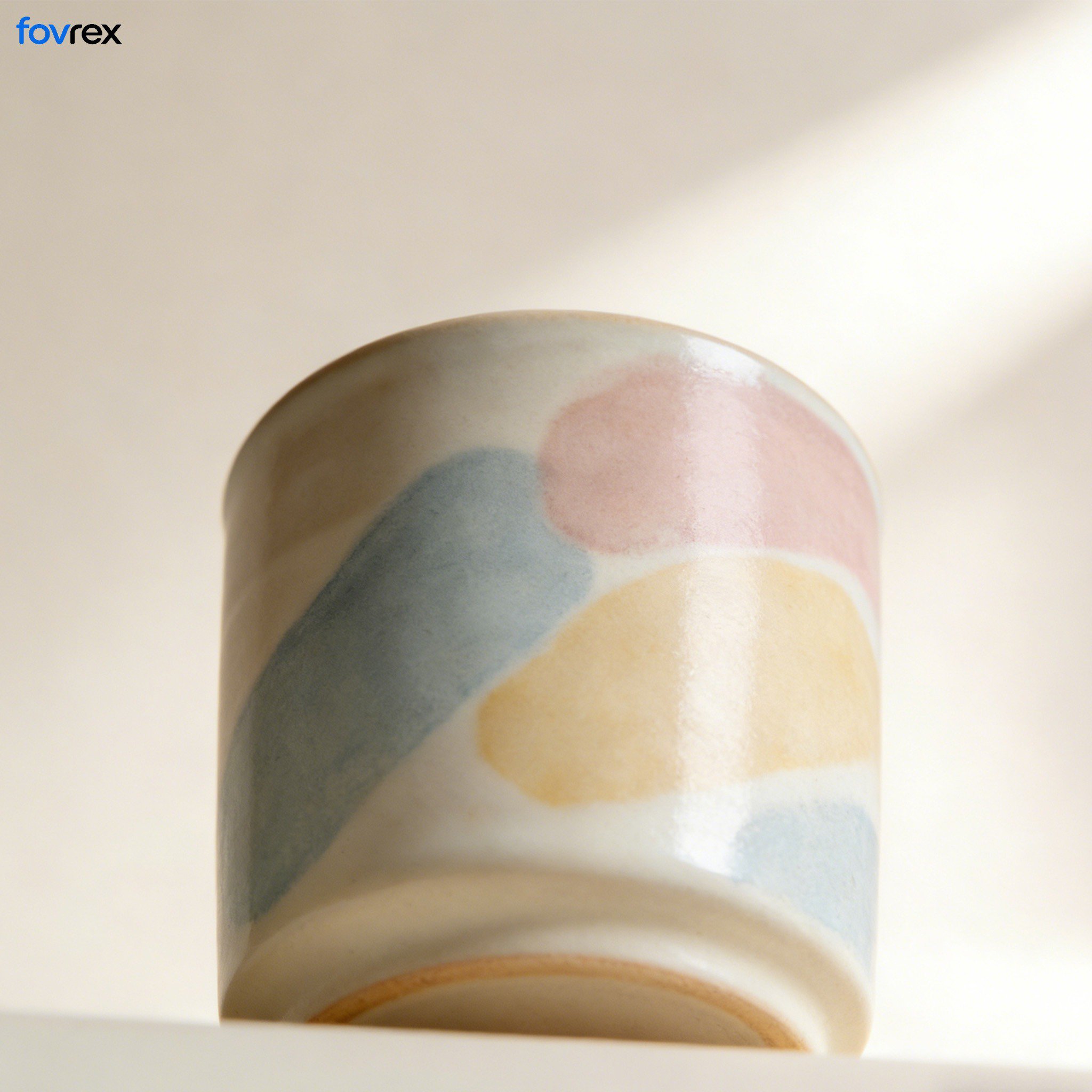 ถ้วยเซรามิกแพ็คคู่สำหรับเครื่องดื่ม