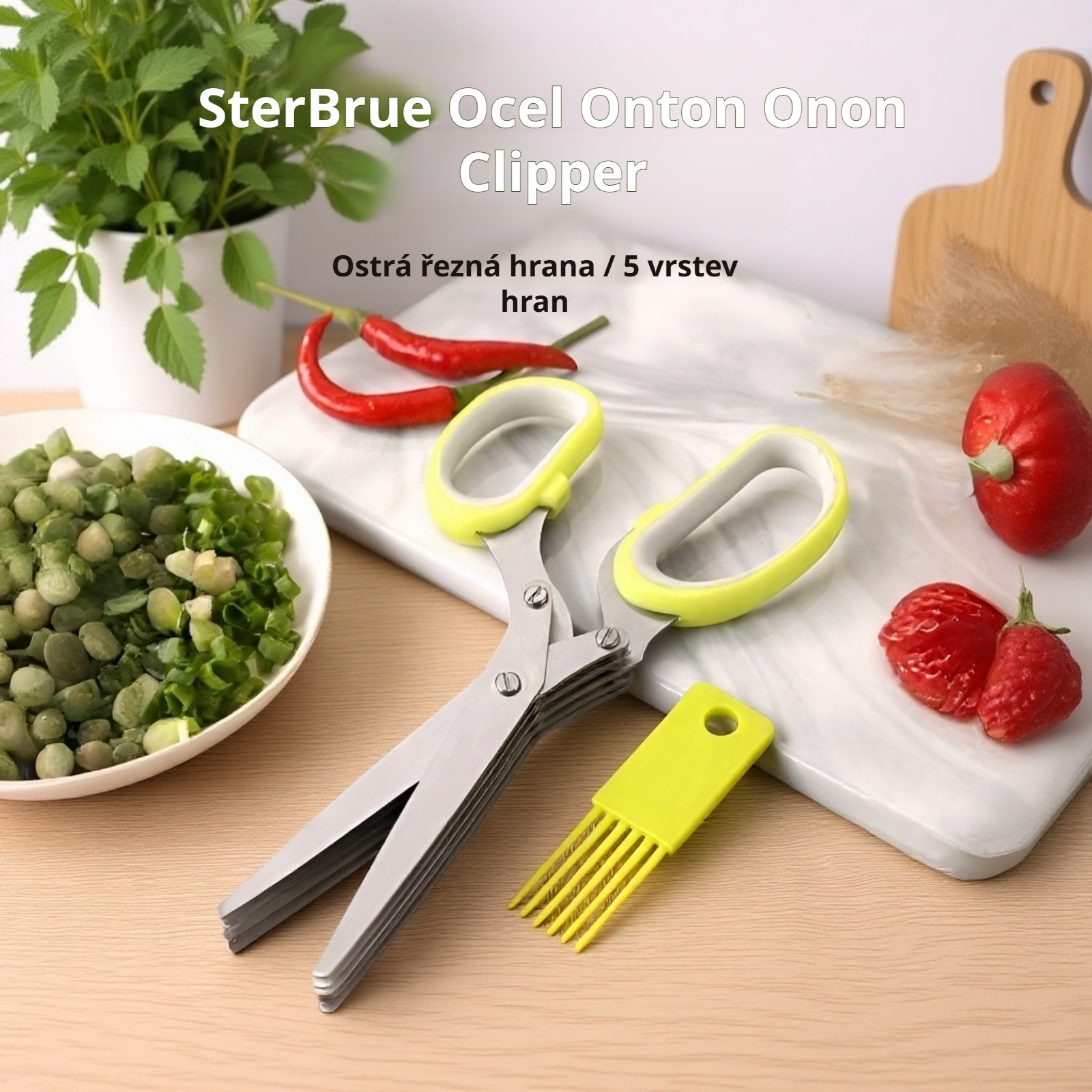 Univerzální kuchyňské nůžky na příkrmy