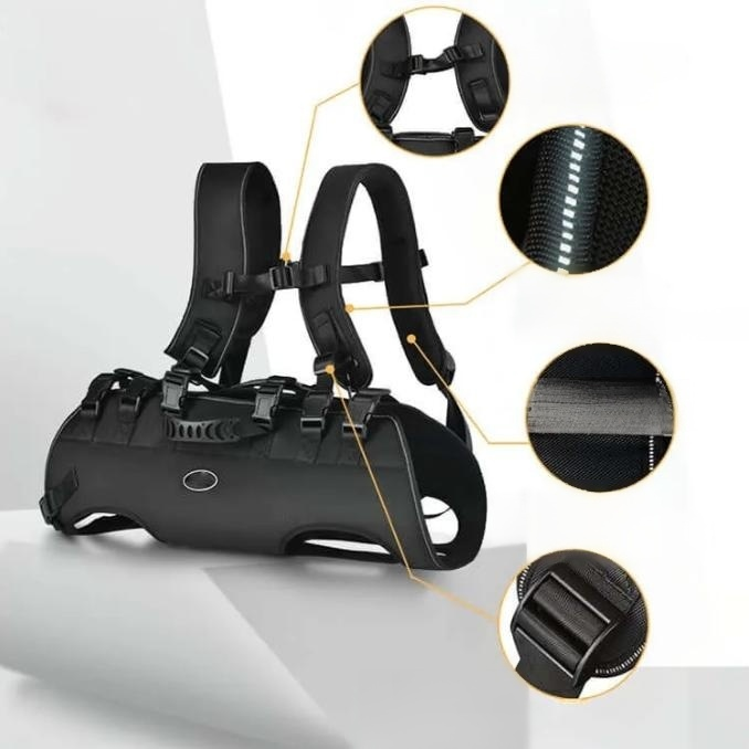 편안한 노견용 가로형 하네스