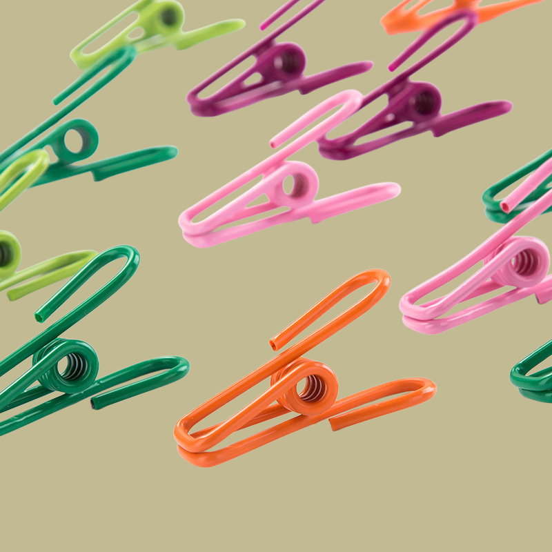 다용도 컬러 빨래집게 10개입