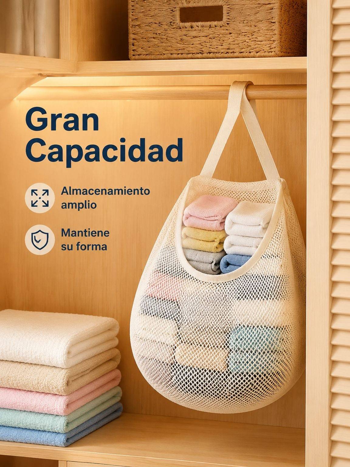 Bolsa colgante de almacenamiento para calcetines estilo japonés